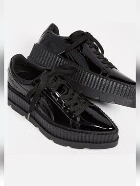 Puma Pointy Creeper Fenty Rihanna Platform Shoes Used Once Black Size 7